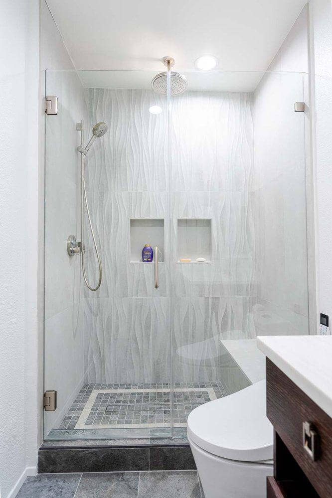 Bathroom vanity and fixtures by Dreamliner Construction