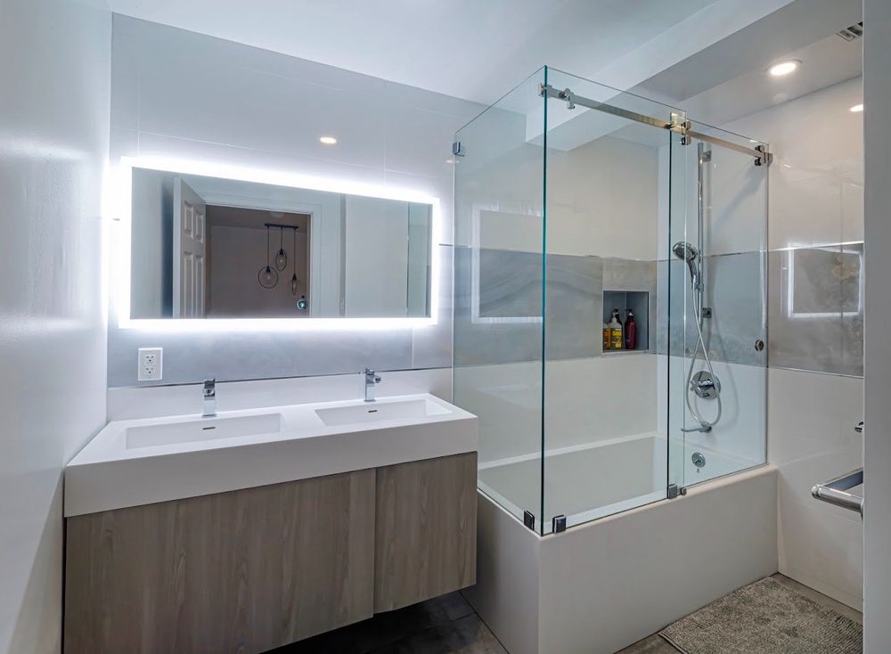 Bathroom remodel by Dreamliner Construction
