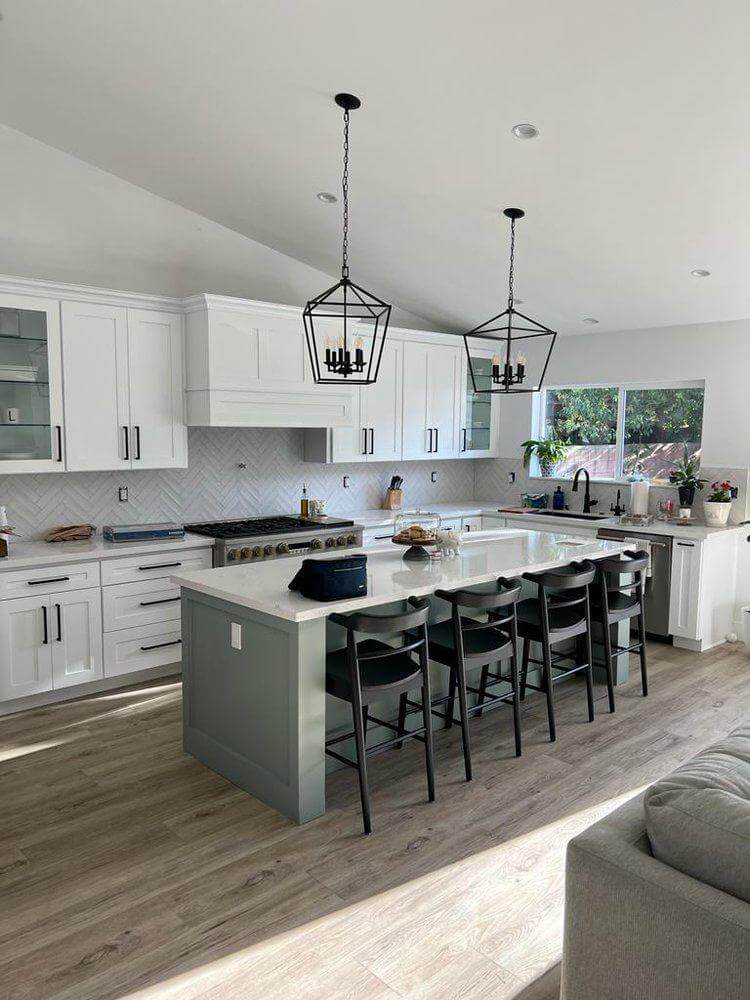 Kitchen cabinetry installed by Dreamliner Construction