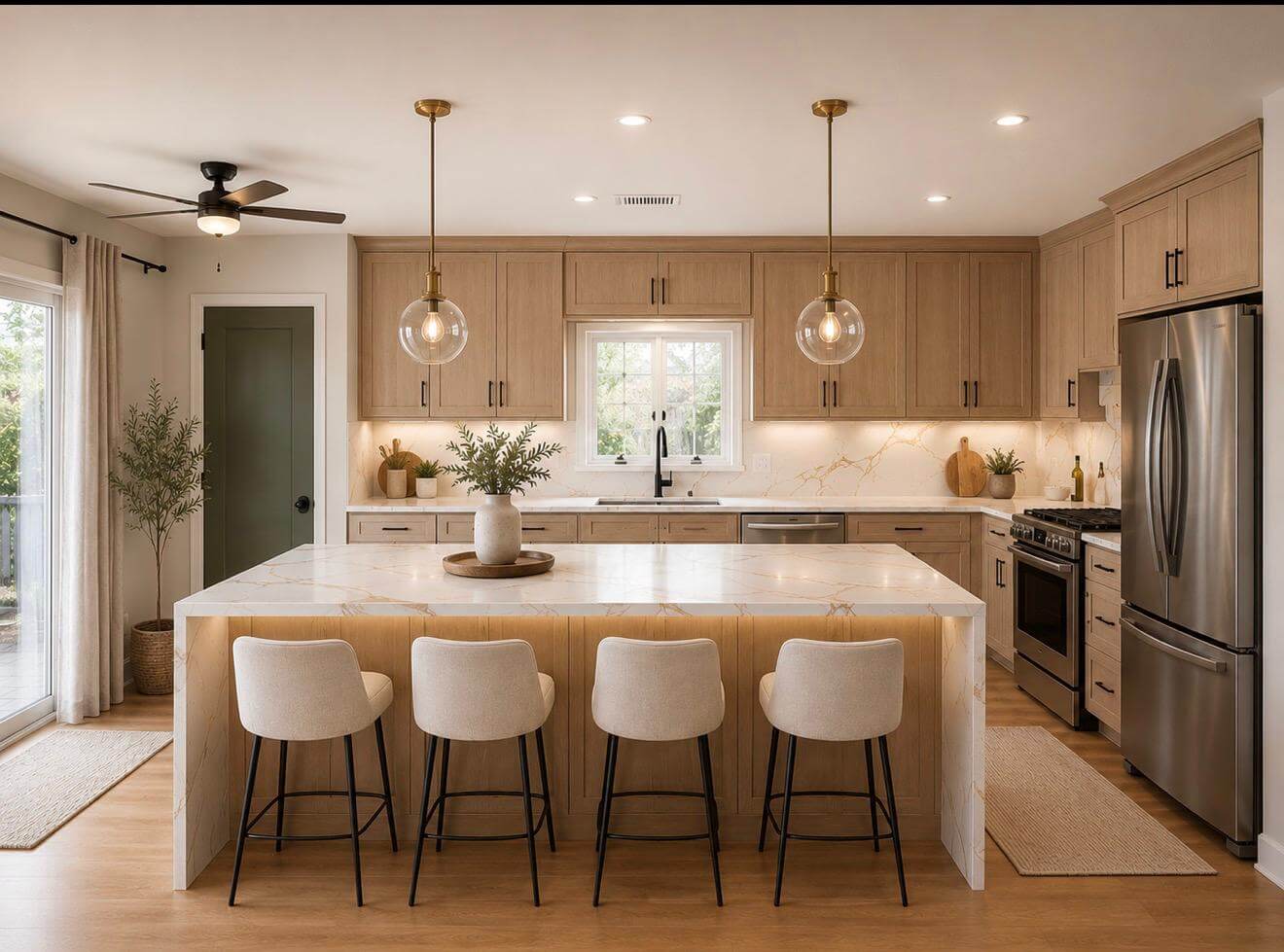 Kitchen remodeled by Dreamliner Construction