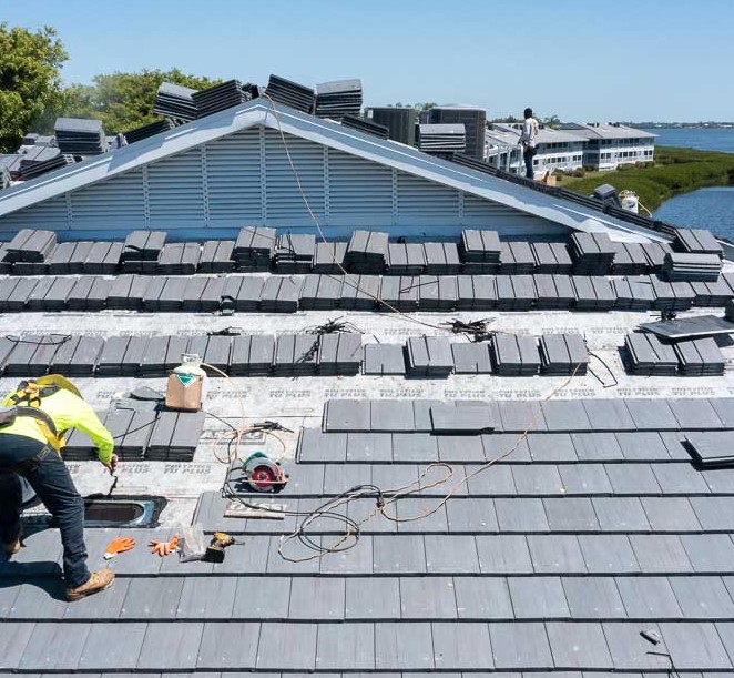 Roof replacement by Dreamliner Construction