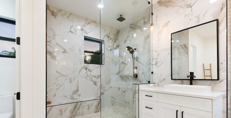 walk-in shower